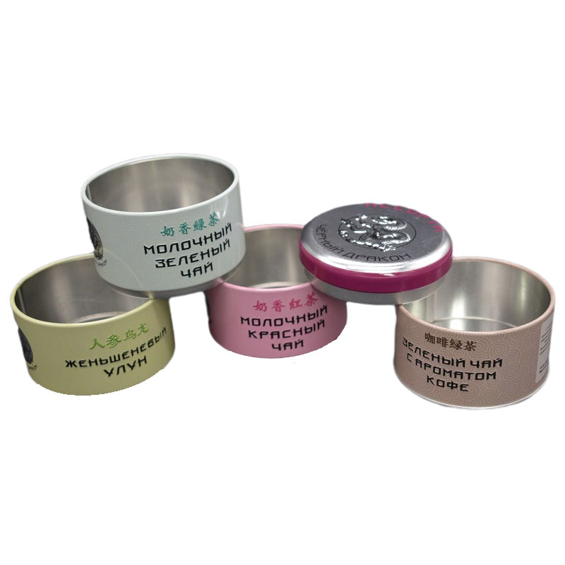 圓形節節茶葉罐