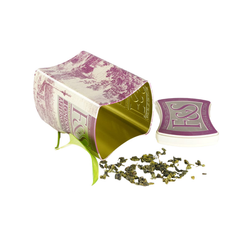 不規則形狀茶葉鐵盒