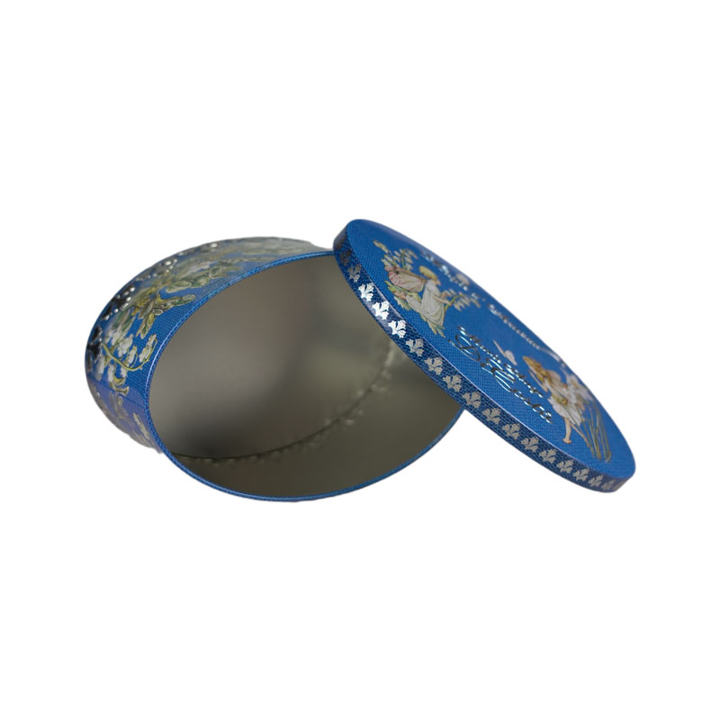 橢圓雕刻復古圓罐